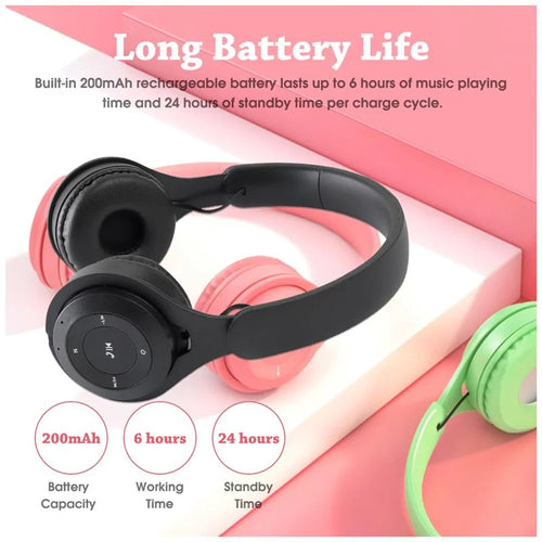 Auriculares inalámbricos Y08 – diseño macaron, stereo y micrófono para gaming
