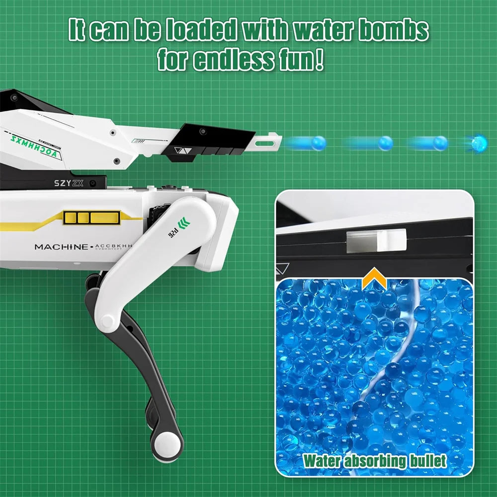 Perro Robot Acrobático con IA - Control por Voz y APP - Programable e Interactivo - Simulación Inteligente