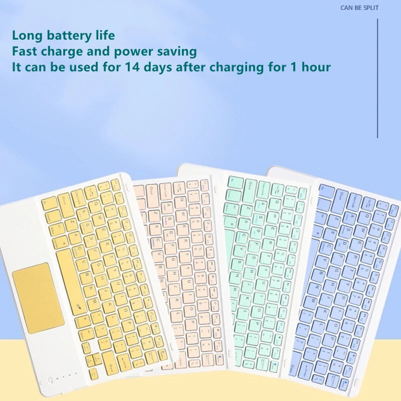 Teclado inalámbrico para iPad y Xiaomi Pad 5 – con touchpad y Bluetooth