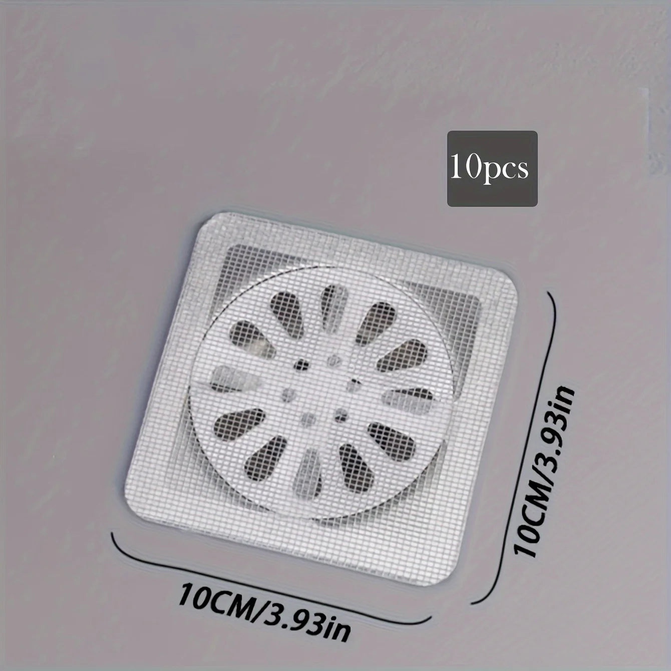 Filtro adhesivo para desagüe – malla antiinsectos y atrapapelos para baño y cocina