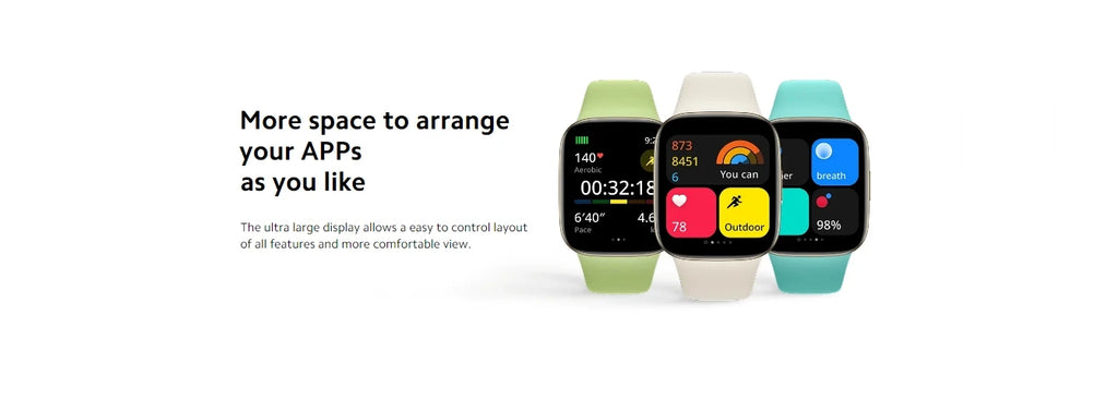 Xiaomi Redmi Watch 3 – versión global original con pantalla AMOLED y Bluetooth 5.2