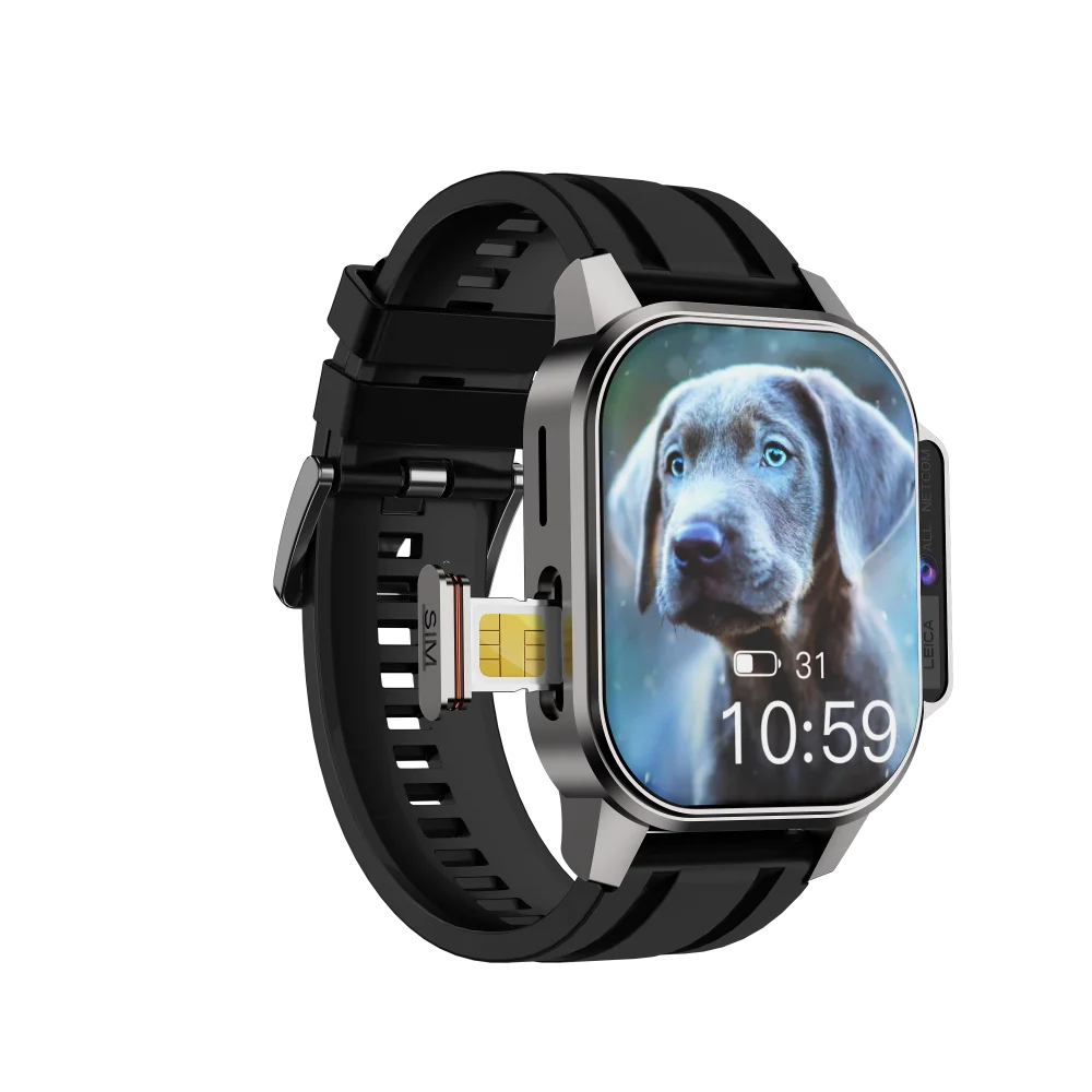 Smartwatch Android con WiFi y GPS – monitor de ritmo cardíaco, SIM y cámara HD