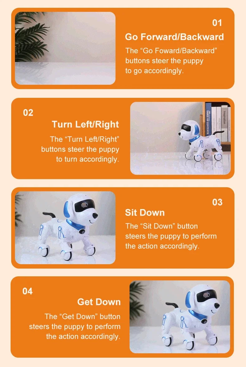 F03 - Robot Inteligente con IA y Control Remoto - Camina, Canta, Baila - Movimientos Humanoides