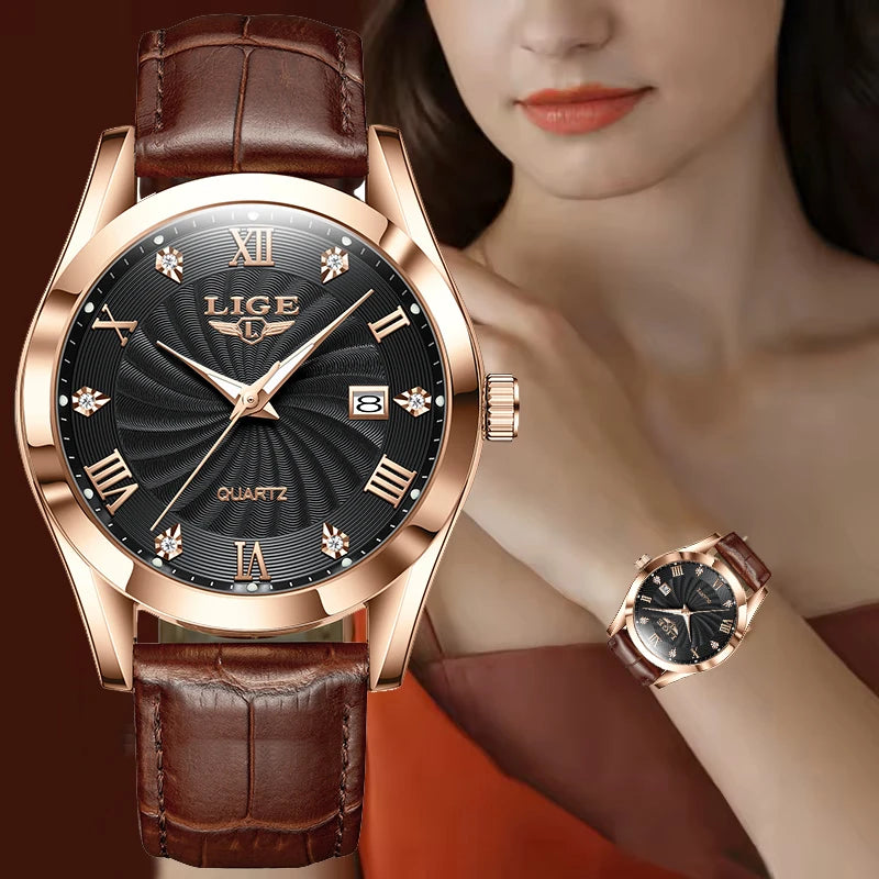 Reloj mujer LIGE – elegante, deportivo y resistente al agua