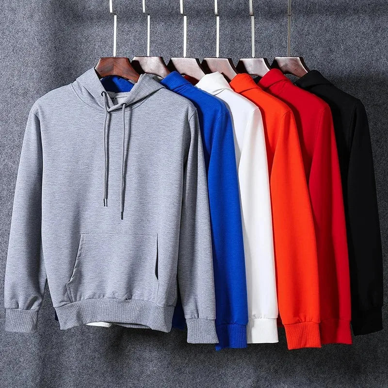 Hoodie casual hombre otoño/invierno – buzo suelto con estampado y manga larga