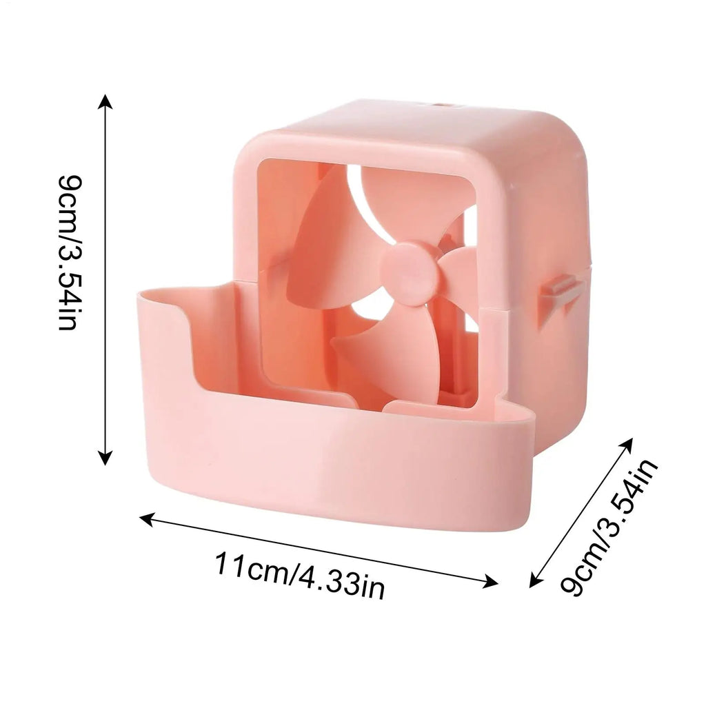 Accesorio de Enfriamiento para Ventilador - 4 Vasos de Hielo Colgantes - Herramienta de Enfriamiento con Niebla - Para Ventilador de Pie - Adaptador Colgable - Soporte de Hielo