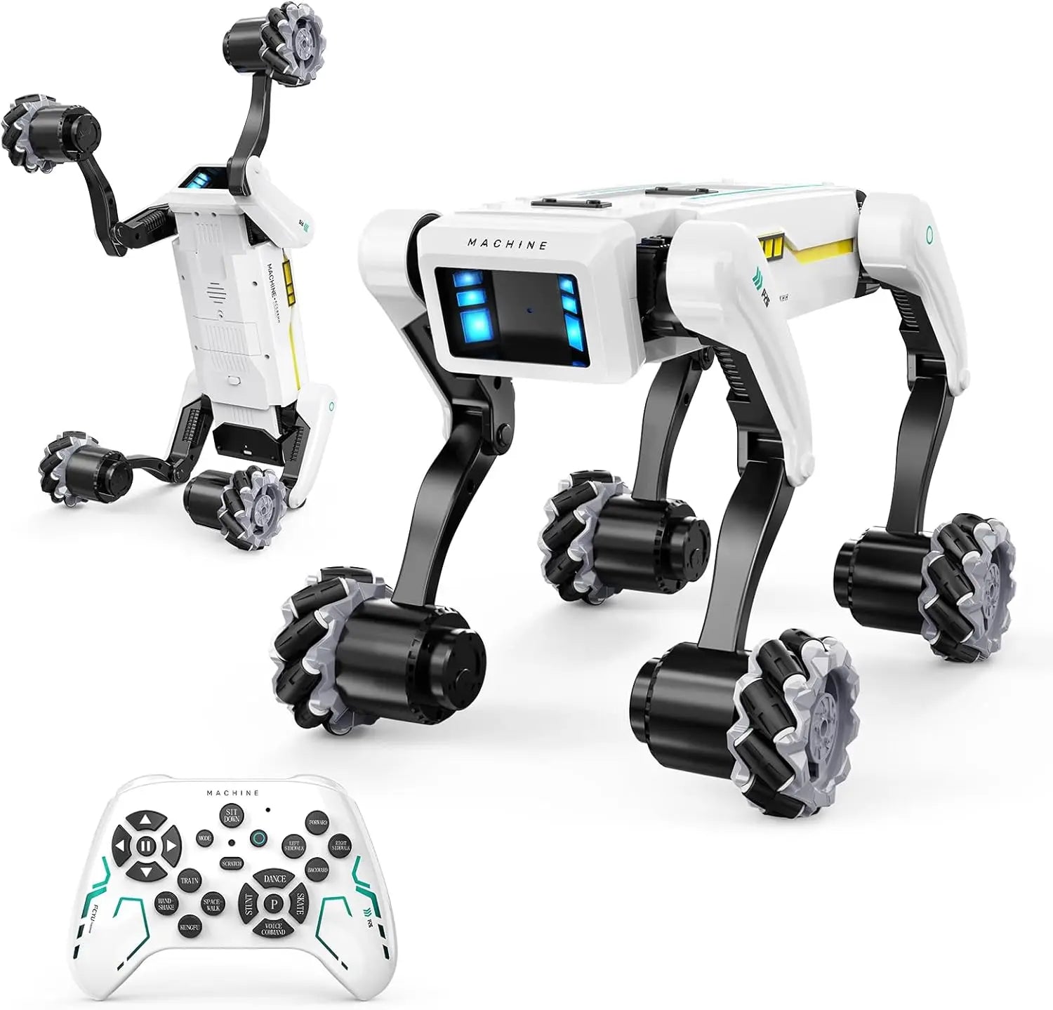 Perro Robot Inteligente con IA RC - Diálogo por Voz - Control APP Remoto - Programación - Canta y Baila - Perro Mecánico - Juguete para Niños
