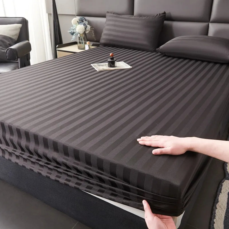 Sábana ajustable suave y fresca – amigable con la piel, para cama individual, queen y king