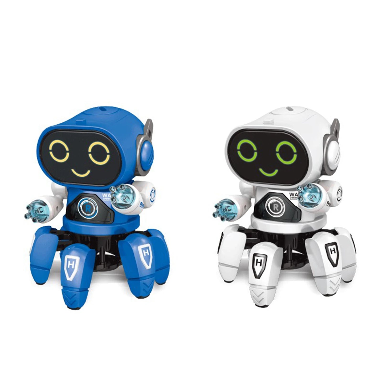 Robot Eléctrico para Niños - Seis Garras - Plástico Inteligente - Baila, Canta y se Ilumina - Robot Eléctrico para Niños