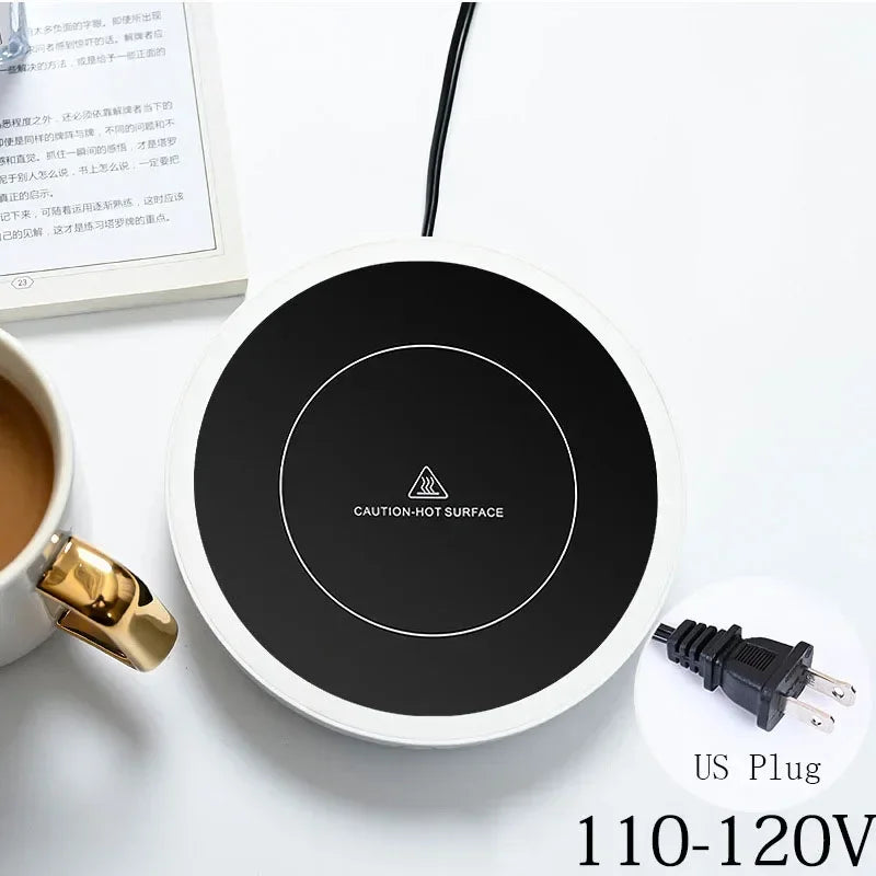 Calentador de Tazas Nuevo - Para Leche, Té, Tetera - Placa Caliente Eléctrica - Alta Temperatura 80°C - Para Hogar, Oficina y Escritorio