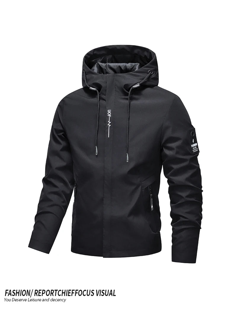 Chaqueta deportiva hombre – versátil, transpirable y cortaviento para primavera y otoño