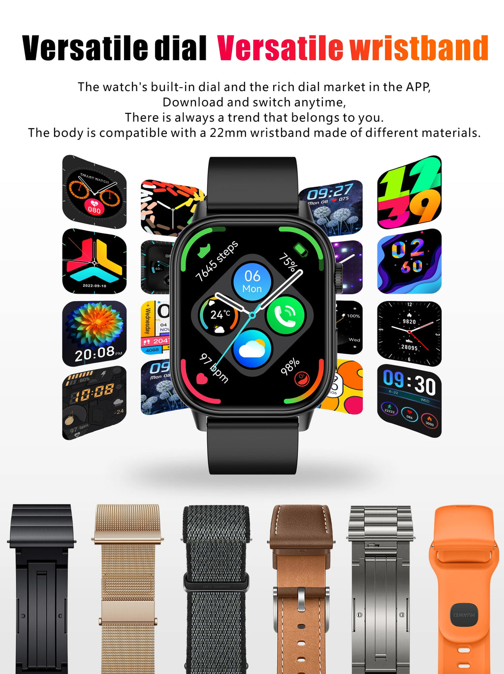 Smartwatch GPS mujer – pantalla 2.01", llamadas Bluetooth y resistente al agua