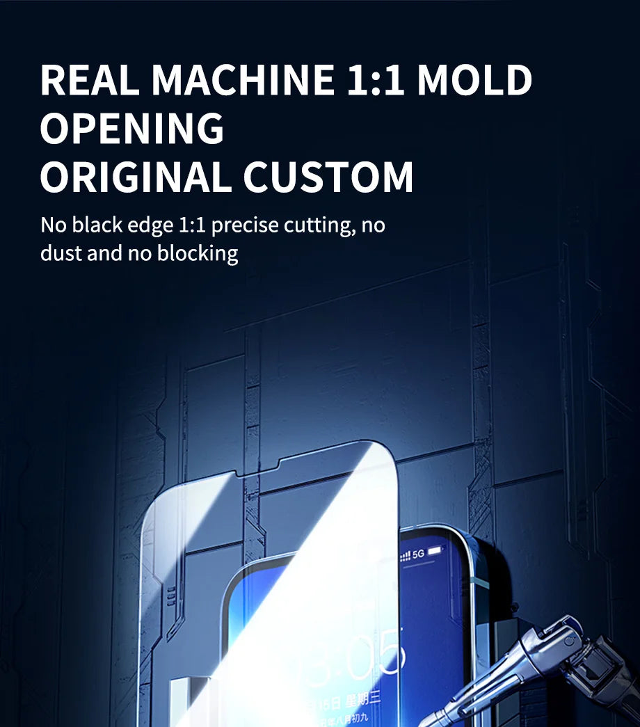 Set 3 protectores de vidrio templado – para iPhone 7 a 17 Pro Max