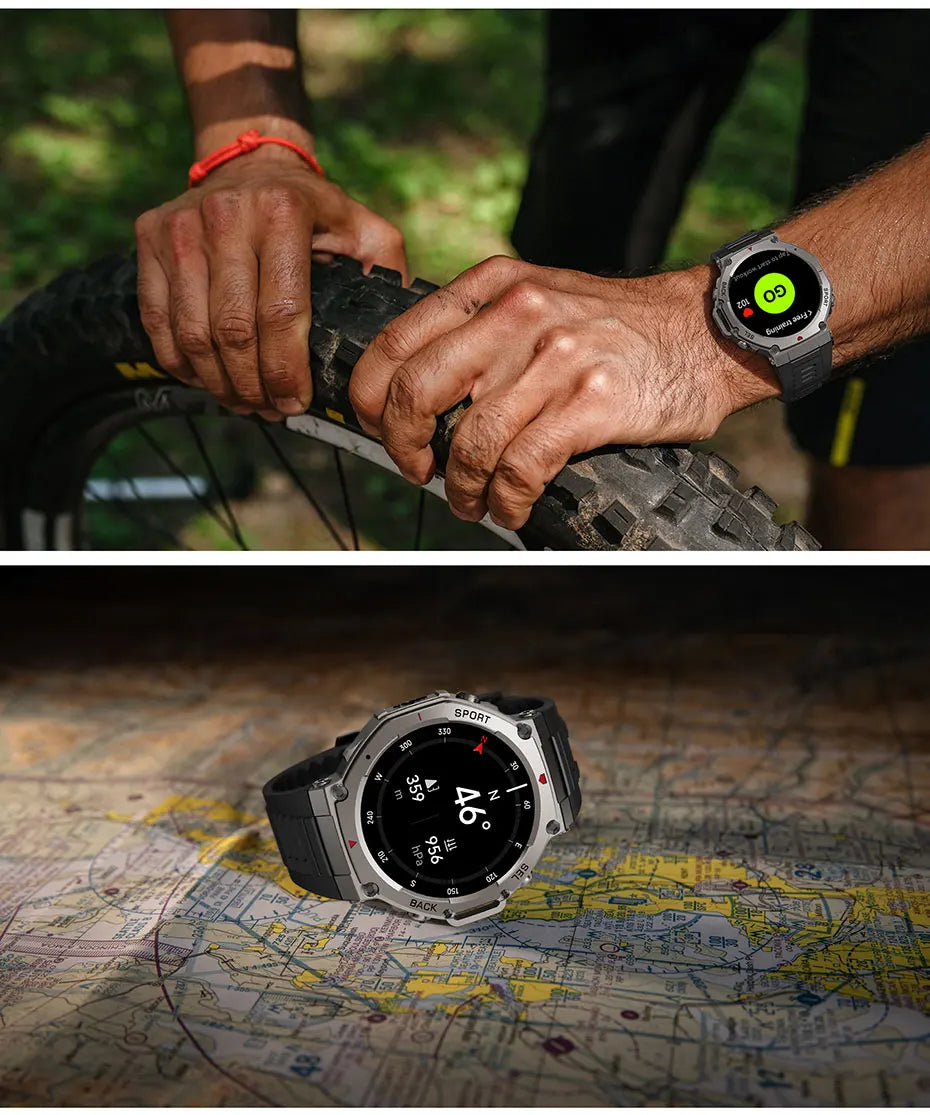 Smartwatch T-Rex 3 GPS – pantalla AMOLED, resistente 5ATM y monitor fitness