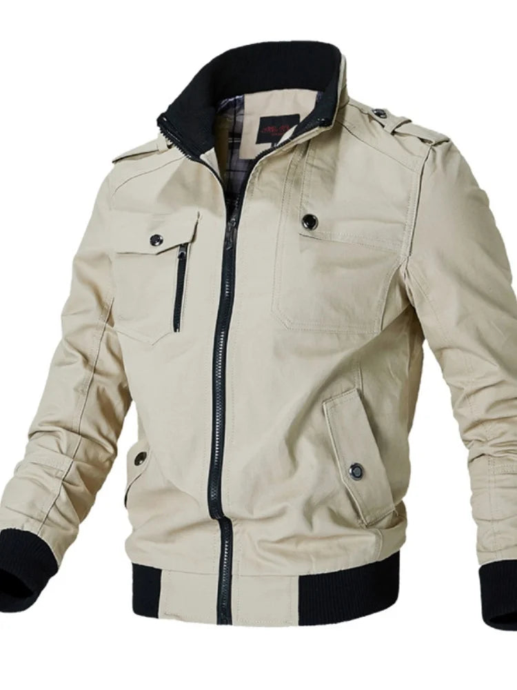 Campera bomber hombre – cortaviento casual