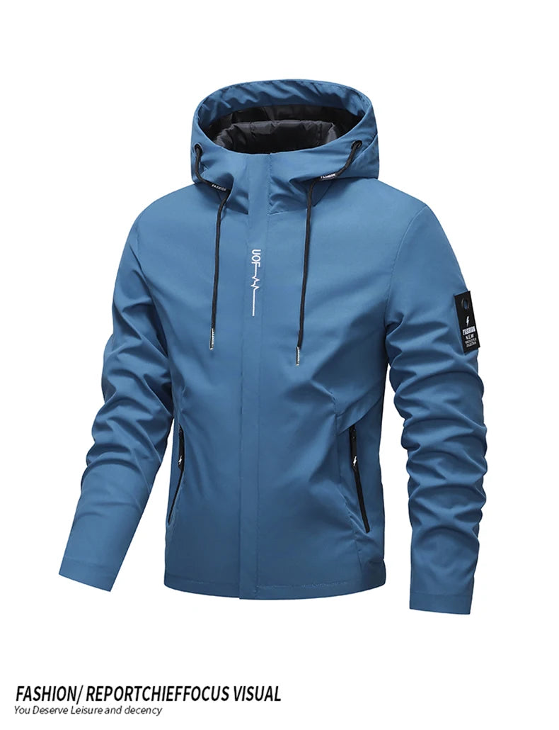 Chaqueta deportiva hombre – versátil, transpirable y cortaviento para primavera y otoño