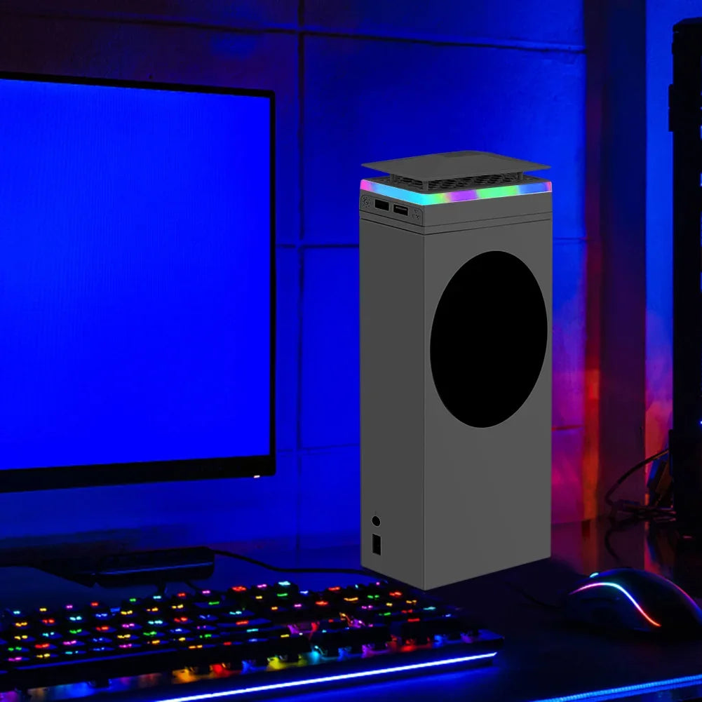 Base Ventilador Enfriamiento Xbox Series S - Dock Carga Control con Luz RGB