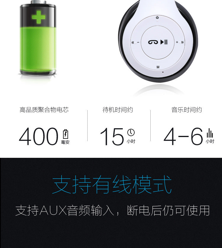 Auricular P47 Inalámbrico Bluetooth 5.3 – Cancelación de Ruido, Estéreo, Micrófono, Batería de Larga Duración