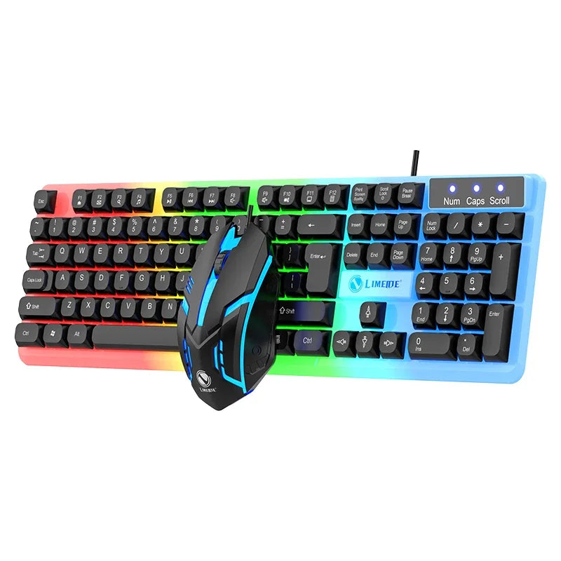 Combo gaming GTX350 – teclado y mouse USB con retroiluminación LED
