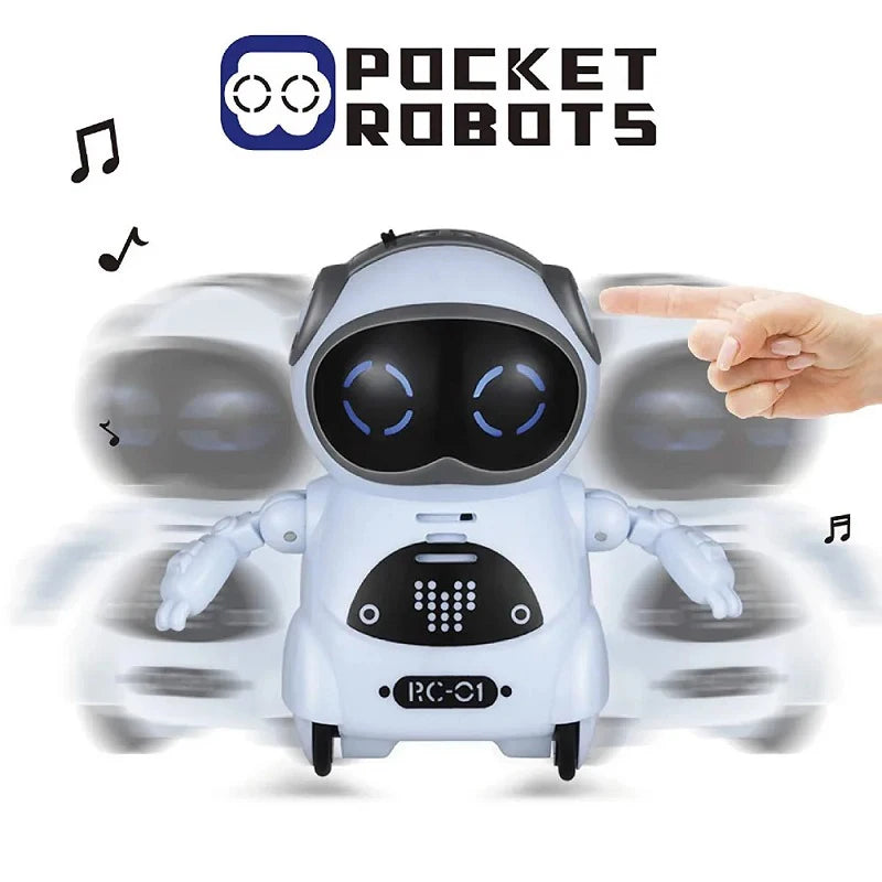 Mini Robot Inteligente - Habla, Canta y Baila - Reconocimiento de Voz y Grabación - Cuenta Cuentos Interactivo