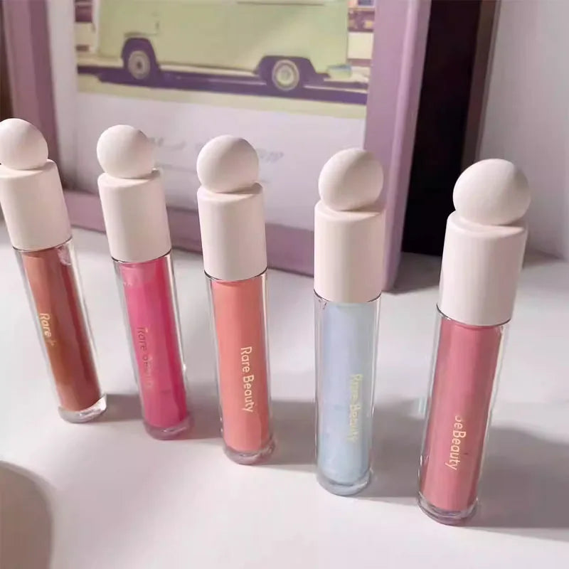 Set Rare Beauty 6 colores – labiales brillantes y gloss suave para un look natural