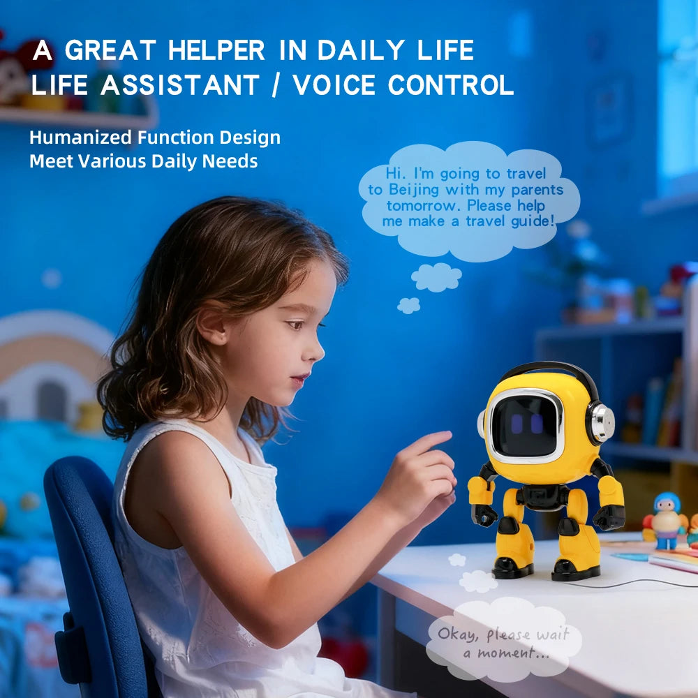 Robot DeepSeek AI Smart para Niños - Diálogo Interactivo por Voz - Juguete Educativo de Escritorio con Conversación Inteligente