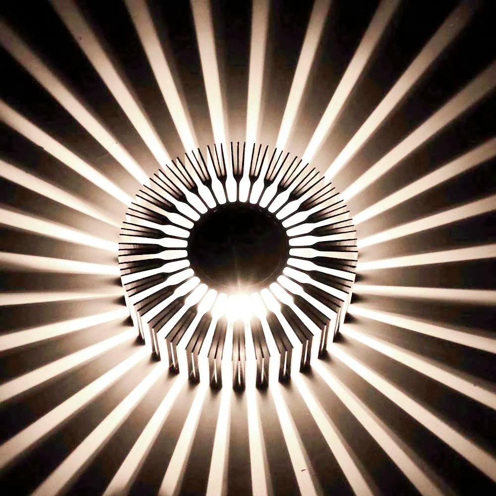 Lámpara LED de pared y techo 3W – colores vibrantes para living y exteriores