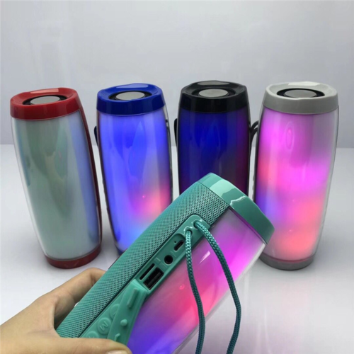 Parlante Bluetooth Estéreo Portátil con Luces LED
